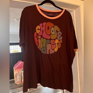 Natural life maroon tshirt xl worn once “choose kindness”